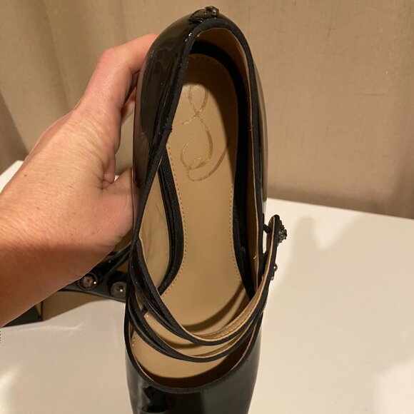 Sam Edelman Black Patent Heels - Picture 11 of 12